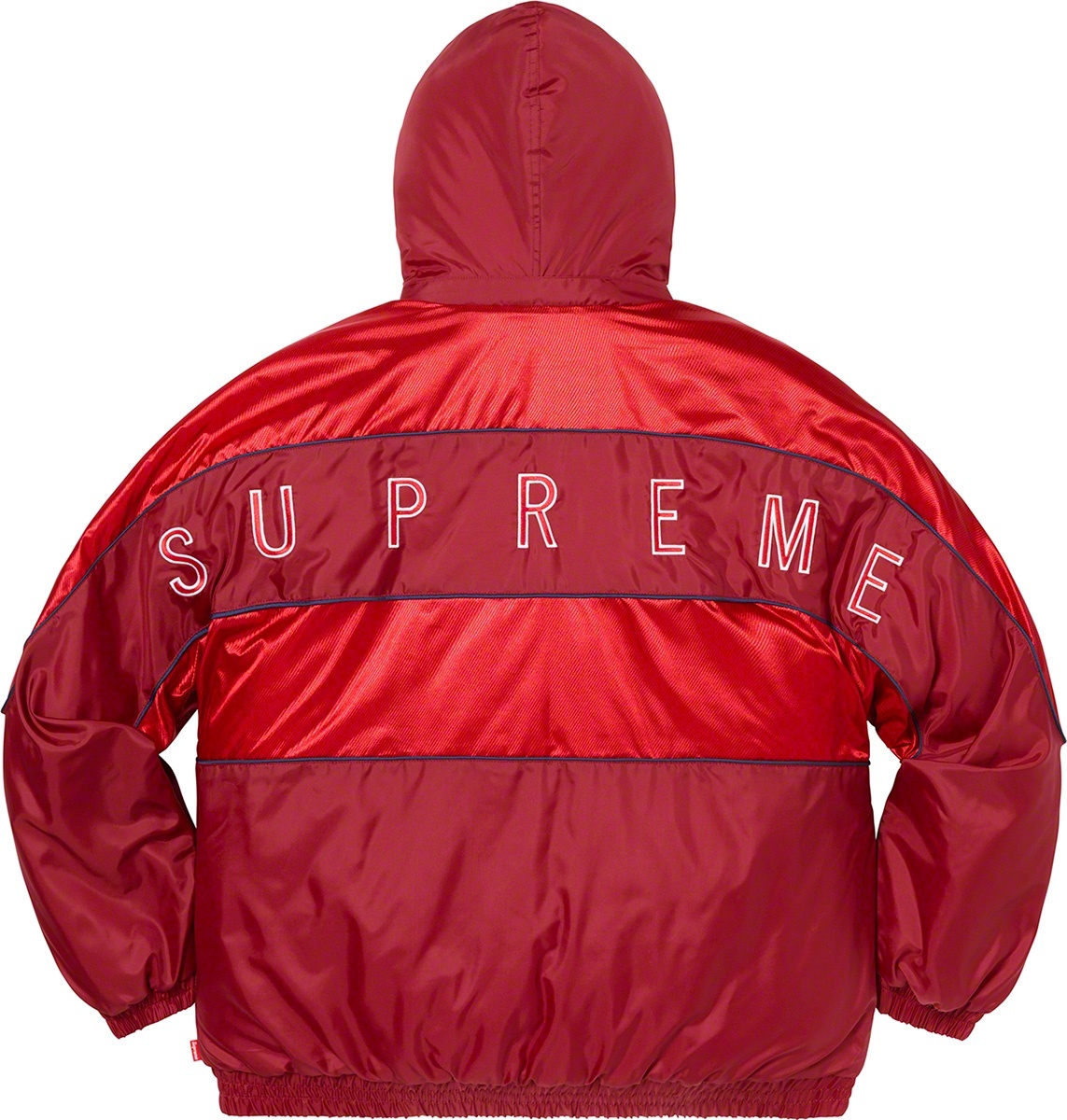 Sports Piping Puffy Jacket view 2